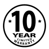 10-Year Limited Warranty