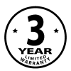 3-Year Limited Warranty